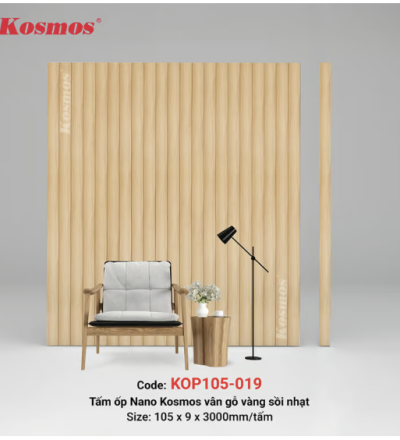 Nano 9mm SPC vàng sồi nhạt (Natural Oak) KOP105-019