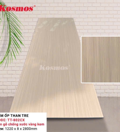 Vân gỗ chống xước vàng kem TT-802CX
